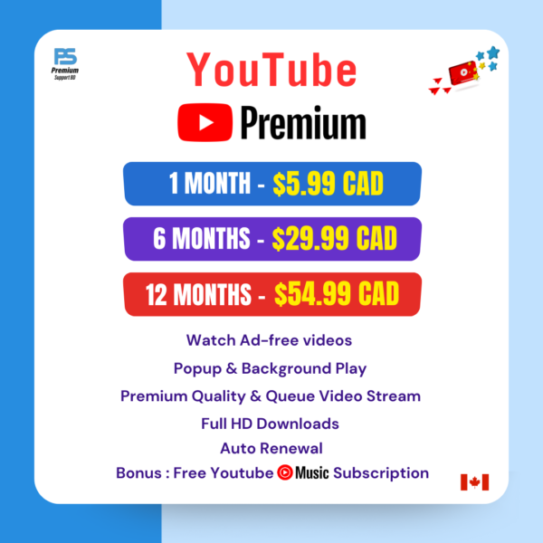 Youtube Premium Subscription